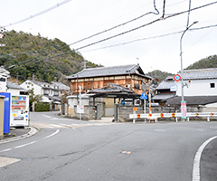 北山駅方面からお越しのお客様